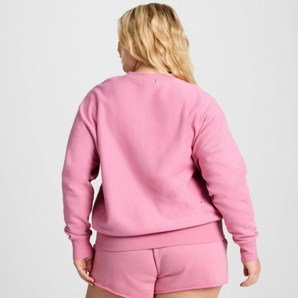 Champion -  Women's Fleece Pullover Sweatshirt - Pink Pink - Picture 2 of 4